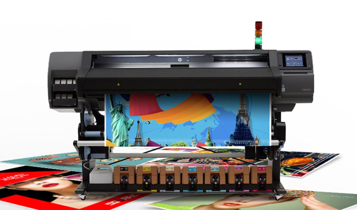 modern digital printing splash colour