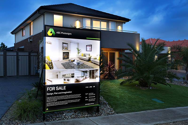 abc photosigns newcastle flags real estate 